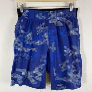 Lululemon The Shorts Mens Sz Medium Lined Running Yoga Athletic Performance Camo